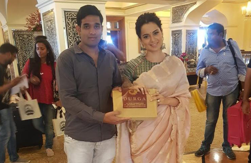 Our Director Mr. Gaurav Gupta with Bollywood actress Kangana Ranaut